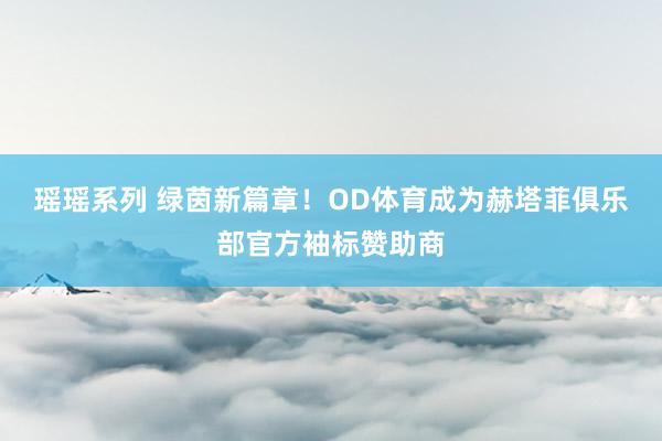 瑶瑶系列 绿茵新篇章！OD体育成为赫塔菲俱乐部官方袖标赞助商