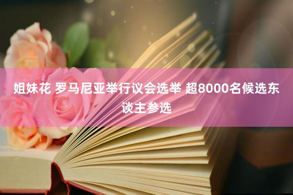 姐妹花 罗马尼亚举行议会选举 超8000名候选东谈主参选