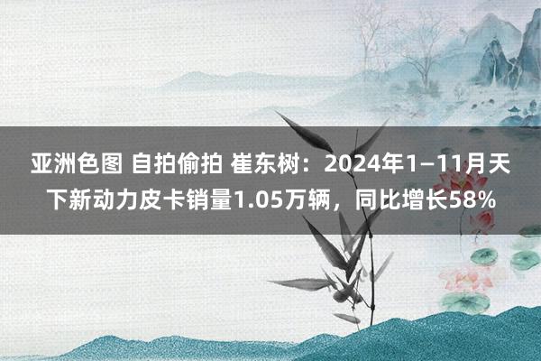 亚洲色图 自拍偷拍 崔东树：2024年1—11月天下新动力皮卡销量1.05万辆，同比增长58%