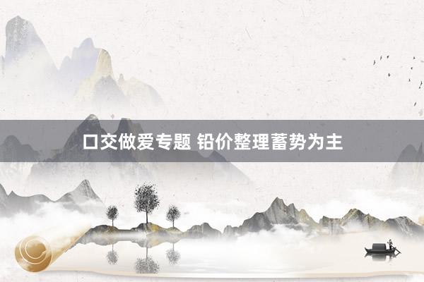 口交做爱专题 铅价整理蓄势为主