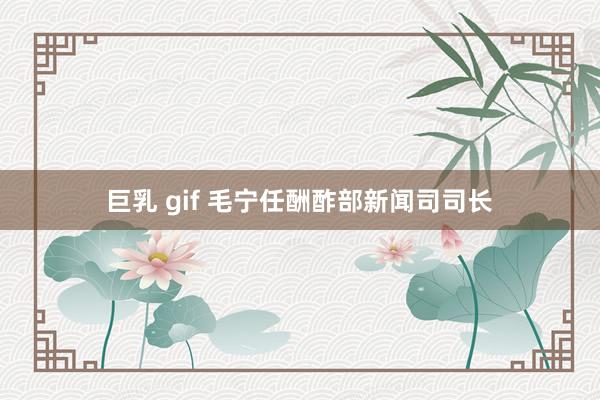 巨乳 gif 毛宁任酬酢部新闻司司长