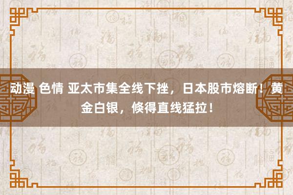 动漫 色情 亚太市集全线下挫，日本股市熔断！黄金白银，倏得直线猛拉！