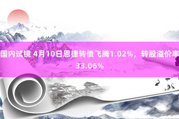 国内试镜 4月10日恩捷转债飞腾1.02%，转股溢价率33.06%
