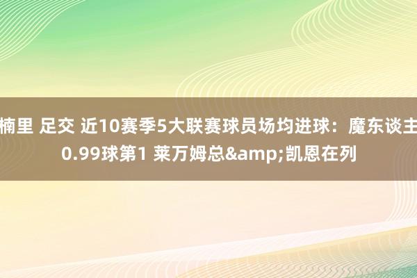 楠里 足交 近10赛季5大联赛球员场均进球：魔东谈主0.99球第1 莱万姆总&凯恩在列