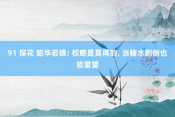 91 探花 韶华若锦: 权略是莫得的， 当糖水剧倒也能望望